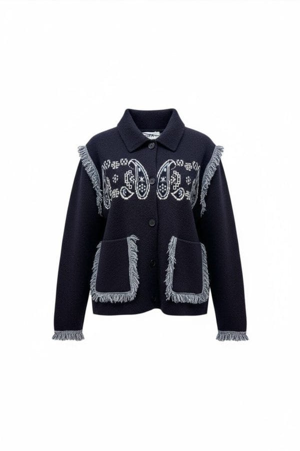 Veste Maille Paisley Sélection boutique