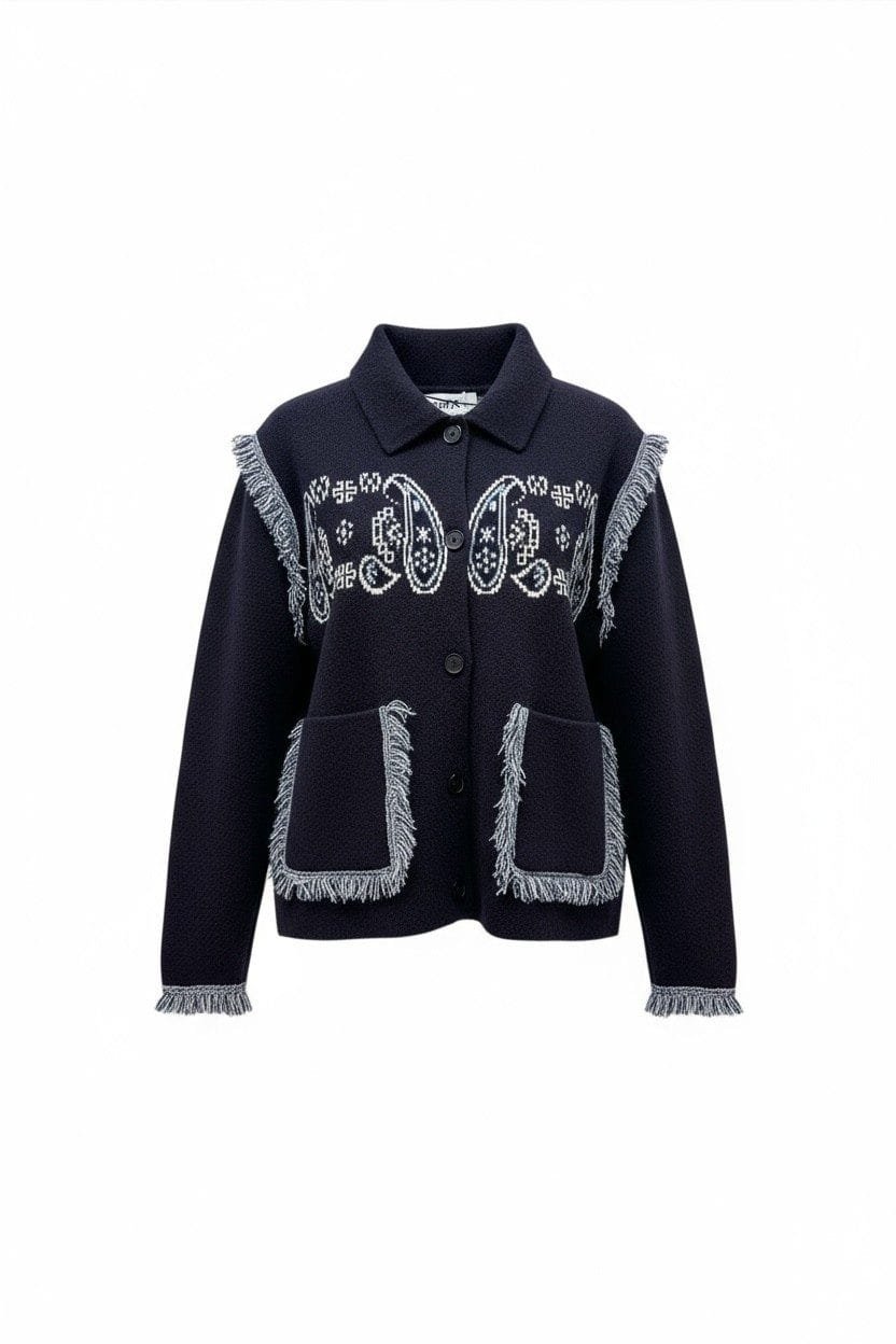 Veste Maille Paisley Sélection boutique