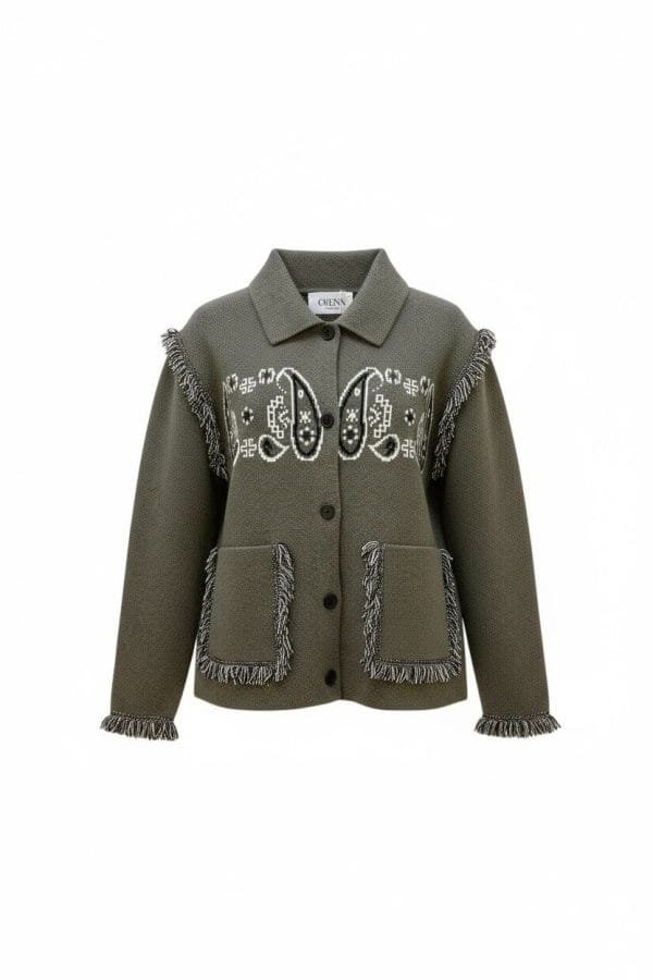 Veste Maille Paisley Sélection boutique